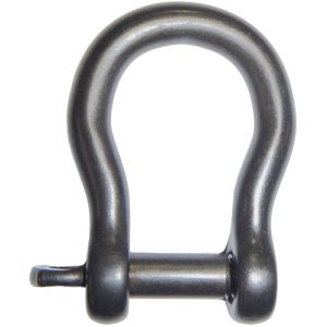 Wichard Self-Locking Bow Shackle Stainless Steel (T316) 13/32" - Black