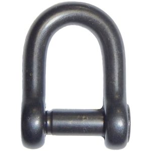 Wichard Self-Locking Allen Head D Shackle Stainless Steel (T316) 1/4" - Black