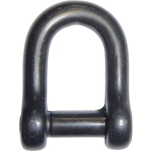 Wichard Self-Locking Allen Head D Shackle Stainless Steel (T316) 5/16" - Black