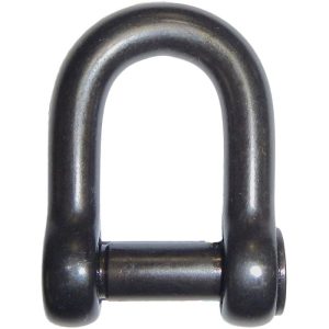 Wichard Self-Locking Allen Head D Shackle Stainless Steel (T316) 13/32" - Black