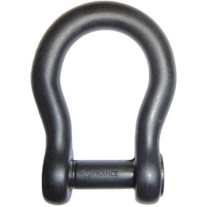 Wichard Self-Locking Allen Bow Shackl Stainless Steel (T316) 15/32" - Black