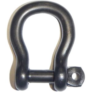 Wichard Captive Pin Bow Shackle Stainless Steel (T316) 3/16" - Black