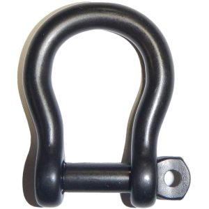 Wichard Captive Pin Bow Shackle Stainless Steel (T316) 5/16" - Black