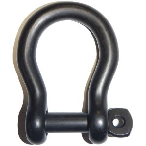 Wichard Captive Pin Bow Shackle Stainless Steel (T316) 13/32" - Black