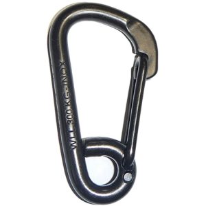 Wichard Asymmetric Carbine Hook 13/32" - Black