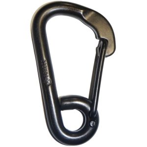 Wichard Asymmetric Carbine Hook 15/32" - Black