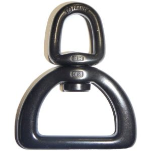 Wichard HR Stainless Eye & Eye Swivel with Allen Head Pin 5/16" - Black