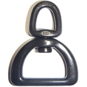 Wichard HR Stainless Webbing Swivel 1-1/4" - Black