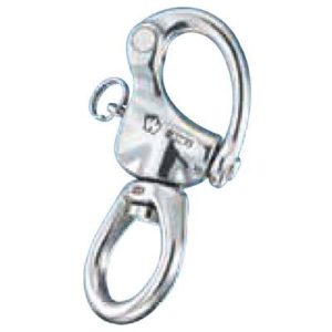 Wichard 4.13" HR Stainless Pin Release Snap Shackle with Large Swivel Bail (WLL 2821 lbs)