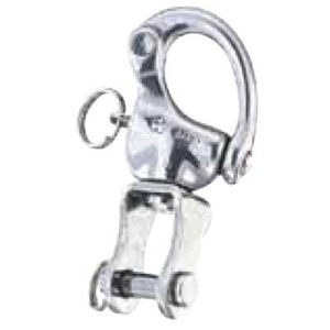 Wichard 2.75" HR Stainless Pin Release Snap Shackle with Swivel Jaw (WLL 1764 lbs)