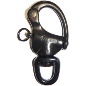 Wichard HR Stainless Swivel Eye Snap Shackle 3-1/2" - Black