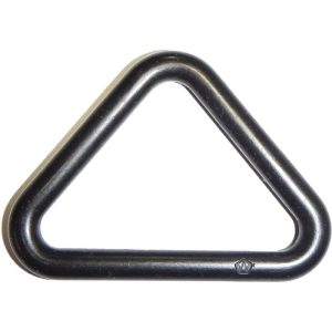 Wichard 316L Stainless Triangle Ring 1/4" - Black