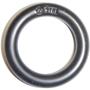 Wichard 316L Stainless Ring 3/16" - Black