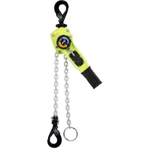 AMH LA008-10UVL Lever Hoist 0.8 Ton 10' Lift with Overload Protection (Self-Locking Hooks)