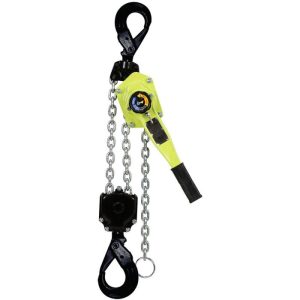 AMH LA063-10UVL Lever Hoist 6.3 Ton 10' Lift with Overload Protection (Self-Locking Hooks)