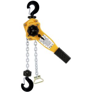 AMH LC015-15ZS Badger Lever Hoist 1-1/2 Ton 15' Lift (Shipyard Hooks)