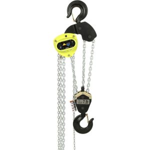 AMH MA075-20-18UV Manual Hand Chain Hoist 7-1/2 Ton 20' Lift with Overload Protection