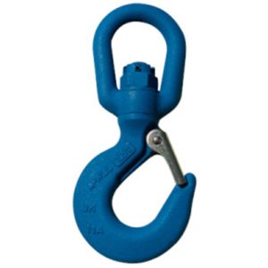 AMH Grade 100 Alloy Swivel Hook with Latch 3 Ton