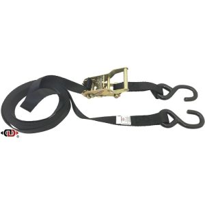 Durabilt 1" x 16' Ratchet Strap with S-Hooks - 1000 lbs WLL