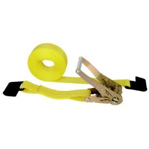 Durabilt 2" x 27' Ratchet Strap with Flat Hooks - 3335 lbs WLL