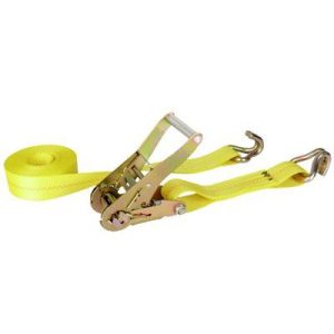 Durabilt 2" x 30' Ratchet Strap with Wire Hooks - 3335 lbs WLL