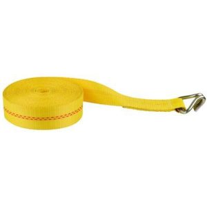 Durabilt 4" x 30' Winch Strap with Heavy Duty Wire Hook - 6600 lbs WLL