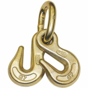 Grade 70 Double Grab Hooks on Link 5/16"
