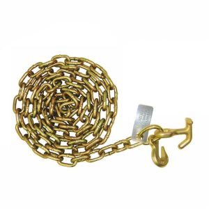 Grade 70 Grab Hook & Hammerhead T-J Combo Hook Chain 5/16" x 8'