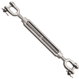 Suncor Turnbuckle Jaw & Jaw Stainless Steel (T316) 1" x 12" - Plain