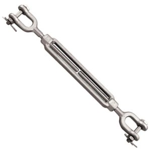 Suncor Turnbuckle Jaw & Jaw Stainless Steel (T316) 5/16" x 4-1/2" - Plain