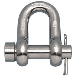 Suncor Round Pin Chain Shackle Stainless Steel (T316) 5/16" - Plain