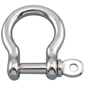 Suncor Screw Pin Bow Shackle Stainless Steel (T316) 1/4" - Plain