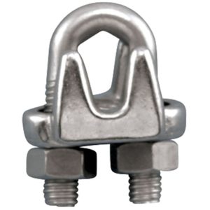 Suncor 5/8" Drop Forged Type Wire Rope Clip - Type 304 Stainless Steel