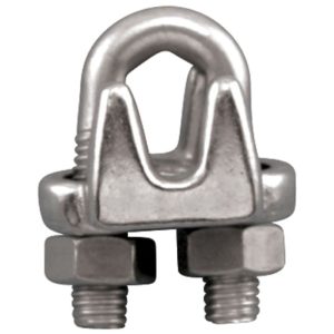 Suncor 5/8" Drop Forged Type Wire Rope Clip - Type 316 Stainless Steel