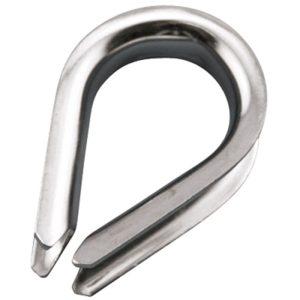 1/16" Standard Duty Thimble - Stainless Steel (304)