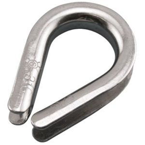 1-1/8" - 1-1/4" Heavy Duty Thimble - Stainless Steel (316)