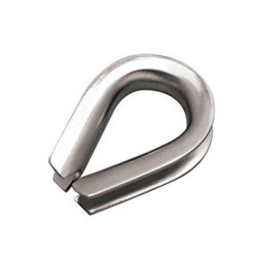 1-1/8" - 1-1/4" Heavy Duty Thimble - Stainless Steel (316)