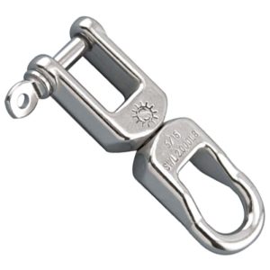 1/2" Type 316 Stainless Steel Heavy Duty Jaw & Eye Swivel