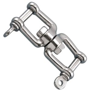 Suncor Jaw & Jaw Swivel 3/8" - Type 316 Stainless Steel