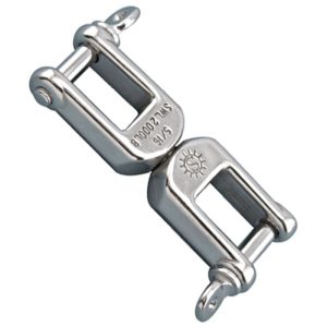 1/2" Type 316 Stainless Steel Heavy Duty Jaw & Jaw Swivel