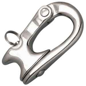 3.75" Stainless Pin Release Snap Shackle with Rope Mount