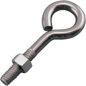 Suncor Unwelded Eye Bolt 1/4" x 2" - Stainless Steel (T304)