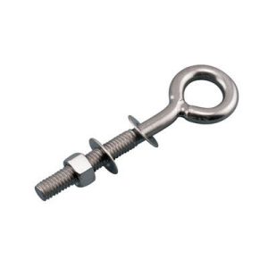 Welded Eye Bolt 3/8" x 6" - Stainless Steel (T304)