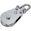 PULLPRO™ D Shackle Block for 7/16" Rope - Bronze Bushing