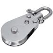PULLPRO™ D Shackle Wire Rope Block LoLoad 1/4" - Ball Bearing