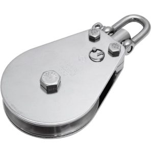 PULLPRO™ D Shackle Wire Rope Block HiLoad 3/16" - Bronze Bushing