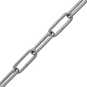 Suncor Long Link Chain S6 Stainless Steel (T304) 1/8" - Per Foot