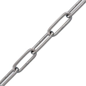 Suncor Long Link Chain S6 Stainless Steel (T304) 3/16" - Per Foot