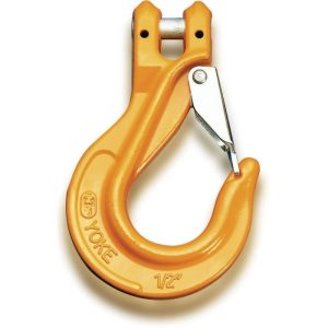 Yoke 8-043/S Grade 80 Clevis Sling Hook with Latch 3/8" (WLL 6300 lbs)