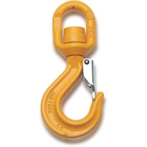 Yoke 8-049N Grade 80 Eye Swivel Bearing Hook 3/8" (WLL 6944 lbs)